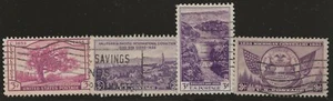 US Scott #772-75, Singles 1935 Complete Set 3c FVF Used - Picture 1 of 1