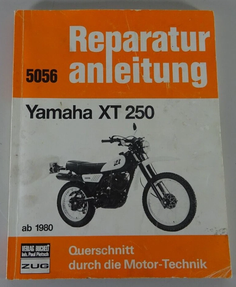 Reparaturanleitung Yamaha XT 250, ab Baujahr 1980 - Bild 1 von 1