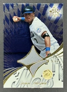 2004 Upper Deck Reflections - Jose Reyes Mets Game Used Jersey Patch Card #196 - Picture 1 of 2