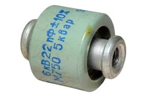 Ceramic transmitting capacitor 22pF 6kV 5kWar [0C8] - Zdjęcie 1 z 6