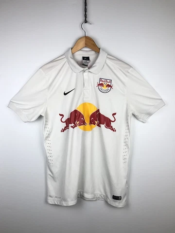 Nike Red Bull Salzburg #44 Kampl 2014/2015 Home Football Shirt Jersey White Sz L Cover