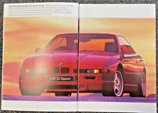 BMW 8 Series Coupe V8 840Ci, 840Ci Sport, E31, brochure 1997