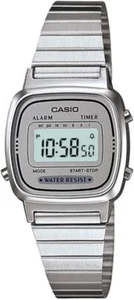Reloj Casio Retro Digital Tono Plateado Mujer LA670WA-7D - Imagen 1 de 1