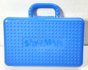 Estuche organizador de arte a lápiz vintage con mango grande SpaceMaker azul años 90 7 X 11 - Imagen 1 de 5