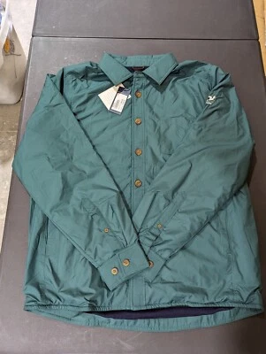 CHAQUETA CAMISA WINDSWEATER FAIRWAY & GREENE PARA HOMBRE NUEVA CON ETIQUETAS, TALLA: L, COLOR: BOSQUE (M1) Foto 1 de 2