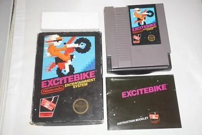 Excitebike HANGTAB No Rev A (Nintendo NES) Completo en Caja CIB #3 Foto 1 de 4