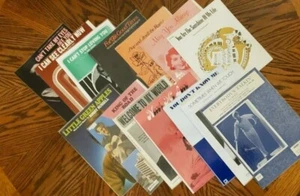 Lotto di 14 spartiti musicali d'epoca - 1955-1977 - Foto 1 di 6