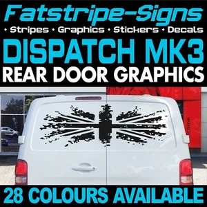 passend für Citroen Dispatch MK3 Union Jack Flagge UK GB Grafik Aufkleber Camper Van - Bild 1 von 2