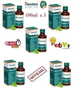 Himalaya MENTAT DS Sirup Mental Energy Ayurveda 5er Pack je 100 ml KOSTENLOSE... - Bild 1 von 8