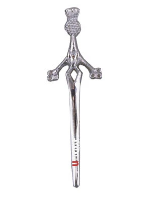 "Alfiler escocés de 4"" de largo con diseño de gaita Highland para hombre" Foto 1 de 3