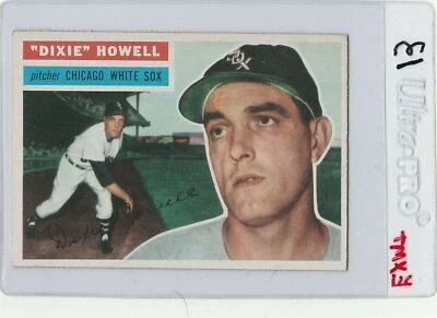 1956 TOPPS #149 DIXIE HOWELL ROOKIE WHITE BACK WB RARE CHICAGO WHITE SOX WOW SP - Image 1 of 2