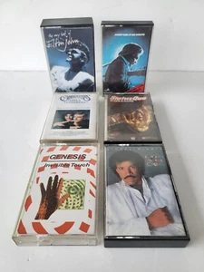 Cassette Tape Budle X6 Elton John, Johnny Cash, Status Quo, Carpenters, Genesis - Picture 1 of 17