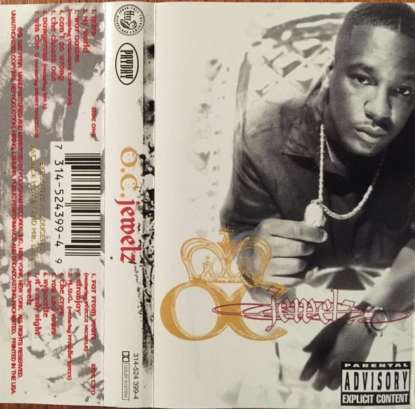 O.C. Jewelz Rap Cassette 1997 ORGANIZED KONFUSION, FREDDIE FOXXX RARE - Image 1 of 1