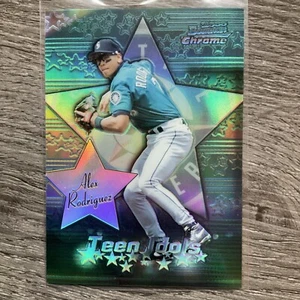 2000 Bowman Chrome - Teen Idols - Refractor #TI1 - Alex Rodriguez - Picture 1 of 5
