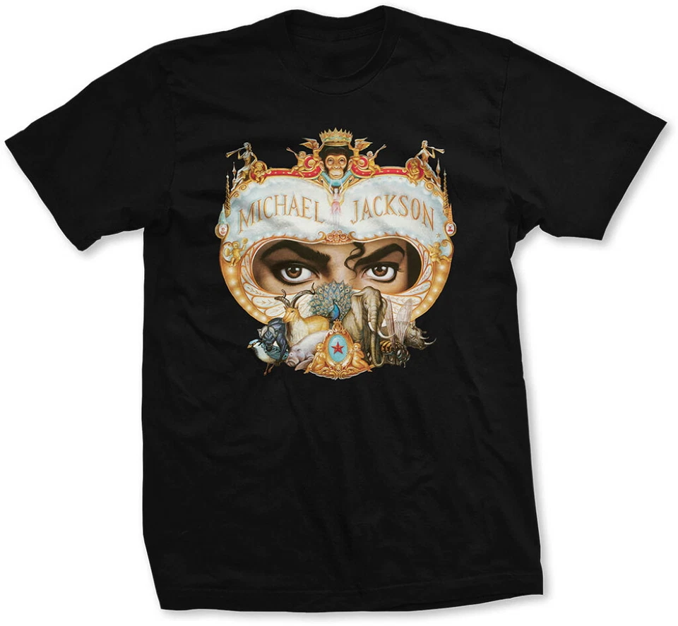 Michael Jackson Dangerous Black T-Shirt OFFICIAL - Image 1 of 1