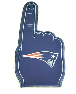 NFL Fútbol New England Patriots We're #1 marioneta de dedo forrada de espuma vinilo 2 lados - Imagen 1 de 7