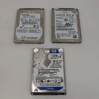 2.5" SATA Hard Drive HDD 500GB 750GB 1TB 100% Health - Various Brands - Charity - Image 1 of 4