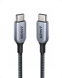 Anker 765 140W USB C to USB C USB 2.0 Date Cable 3ft Nylon for MAC/Galaxy/Pixel - Picture 1 of 6