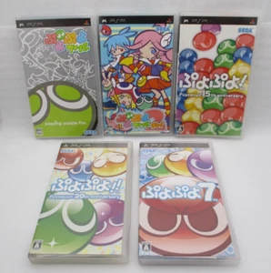 PSP PuyoPuyo!, PuyoPuyo!!, PuyoPuyo 7, Fever, Fever2 5Games Japan Puyo Puyo - Picture 1 of 10