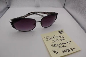 betsey johnson sunglasses leopard has scratches bj 6023m SG30 - Picture 1 of 6
