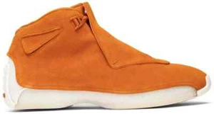 Size 13 - Air Jordan 18 Retro Orange Suede 978 - Picture 1 of 10