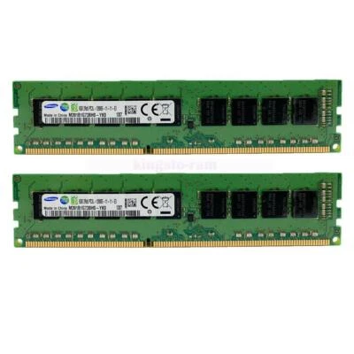 DDR3 16G 2x8GB ECC UDIMM PC3L-12800E Ram para HP ProLiant Microservidor Gen8 G1610T - Imagen 1 de 4