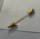 Vintage Monet Gold Arrow Pin