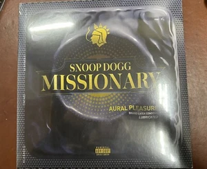 SNOOP DOGG MISSIONARY BLUE VINYL LP CONDOM PICTURE DISC RECORD - Picture 1 of 3