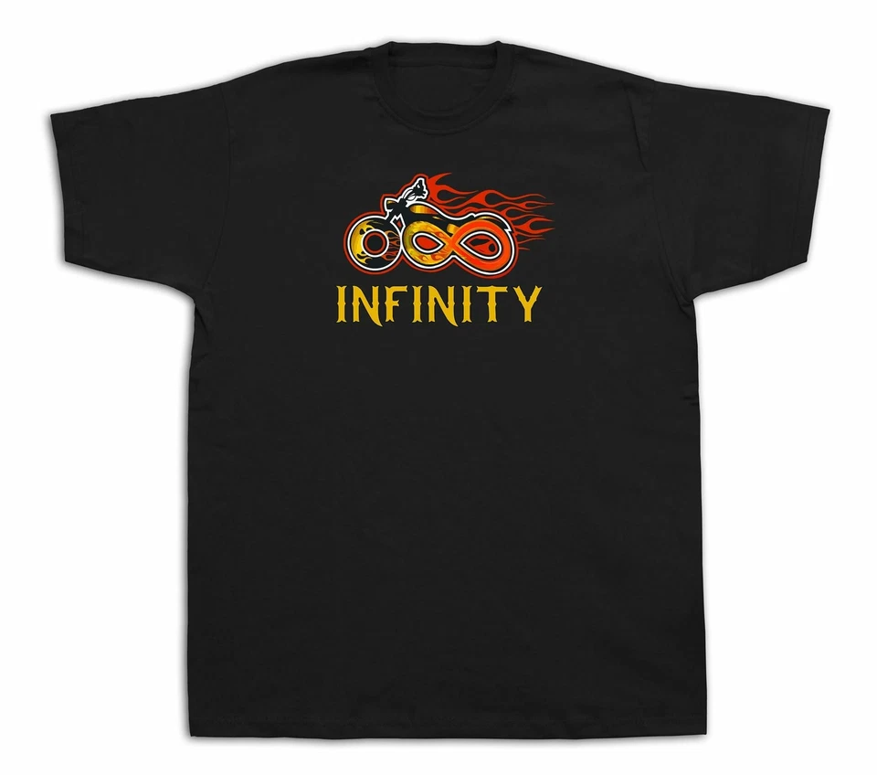 Infinity Sign Friendship Moto Equipo Velocidad Camiseta Divertida Informal Camiseta Foto 1 de 1