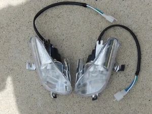 Pair of Headlights 90cc 110cc KIDS Mini ATV Taotao 110L 125L Coolster 3050B - Foto 1 di 5