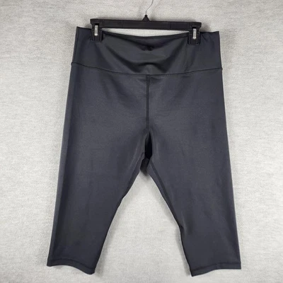 Pantalones Zyia Active para mujer 16-18 negros capri tiro alto leggings atléticos elásticos Foto 1 de 4