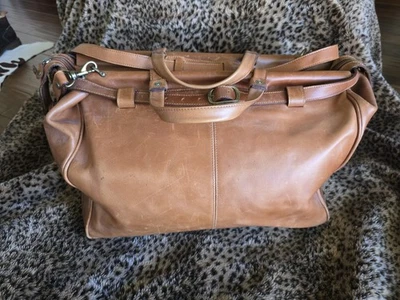 bolso de lona de cuero Wilson de colección  Foto 1 de 4