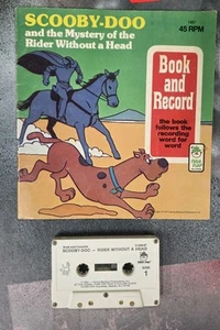 Scooby Doo Book and Record The Mystery of the Rider Without a Head w/ Cassette  - Bild 1 von 3