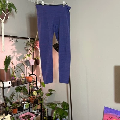 Calça de Yoga Roxa Tuff Athletics Leggings Athleisure Treino Casual Roupa Ativa - Imagem 1 de 4