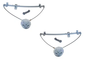 Left & Right Manual Window Regulator for 1989 thru 1998 GM Geo Tracker 2D 2 Door - Picture 1 of 2