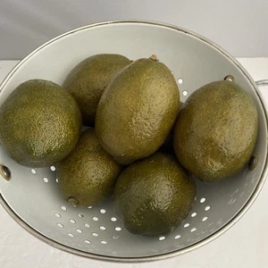 Artificial Limes Realistic Lime Staging Decor 7 Faux Fake Fruit Decoration EUC - Picture 1 of 3