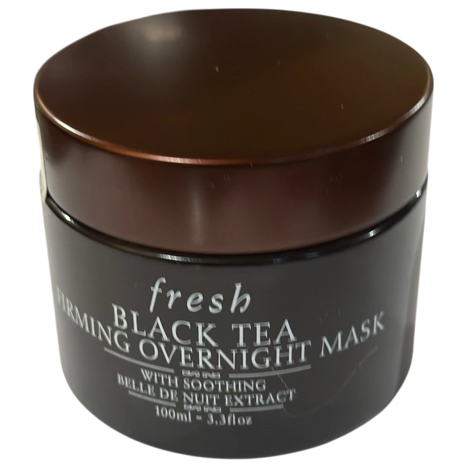Mascarilla reafirmante para pasar la noche de té negro fresco 3,3 OZ no sellada Foto 1 de 1