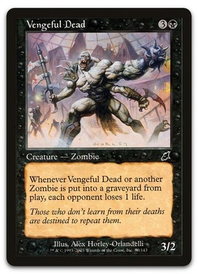 Vengeful Dead #80 (NM) Scourge SCG Magic MTG - Image 1 of 2