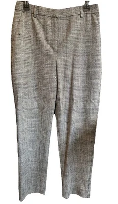Pantalones de vestir Express Editor para mujer lana tweed con detalle de lentejuelas talla 8R Foto 1 de 4