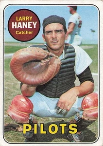 1969 Topps #209 Larry Haney, EX - Foto 1 di 2