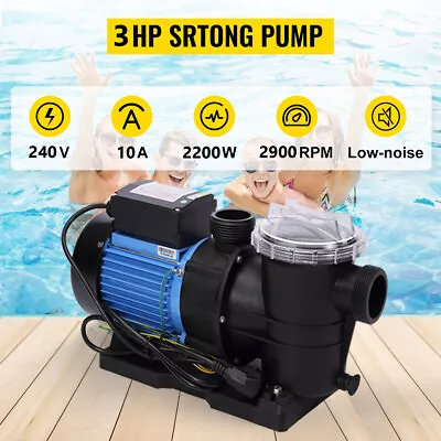 3.0HP Swimming Pool Pump Motor 10038GPH Above/Inground Pool Pump Max 220-240V - Image 1 of 4