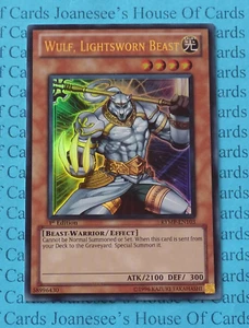 RYMP-EN103 Wulf, Lightsworn Beast Ultra Rare Yu-Gi-Oh Card 1st Edition New - Picture 1 of 4