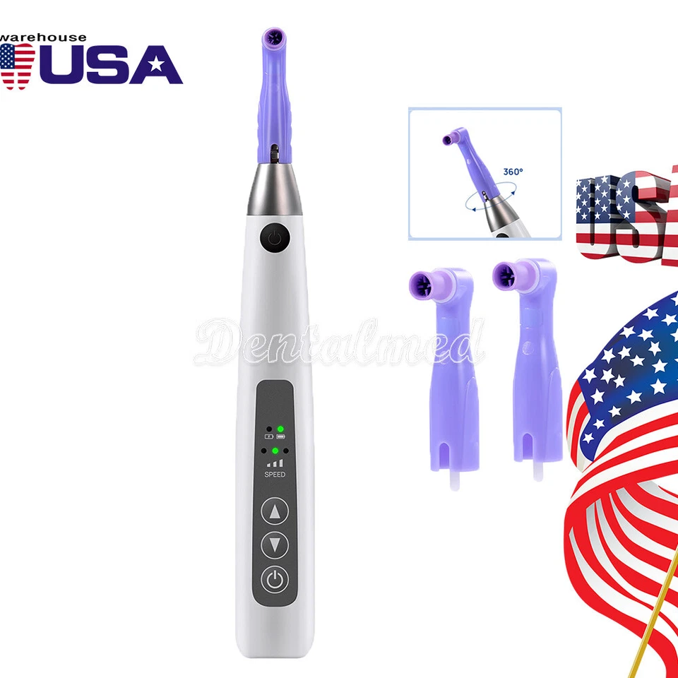 AZDENT Dental Hygiene Prophy Handpiece with 2Pcs Prophy Angles (102070005)