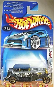 2003 Hot Wheels #202 Final Run 8/12 DUESENBERG MODEL J 1931 Black w/Gold 5 Spoke - Picture 1 of 5