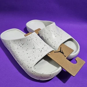 NEW Nike Air Jordan Post Slide Sandals Men's Size 9 Light Silver DX5575 003 - Picture 1 of 10