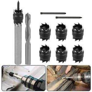 Double Sided 3/8" Rotary Spot Weld Cutter Remover HSS Drill Bits Cut Tool Kits - Picture 1 of 12