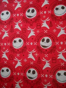 Nightmare Before Christmas Zero Jack Geschenkpapier 2 Yard gefaltet Decoupage - Bild 1 von 1