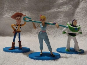 Lot of Disney store Figure Character Toys TOY STORY 4 Bo Peep Buzz Woody - Picture 1 of 5