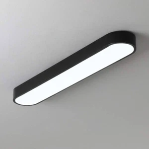Quoizel QFL6155 Juniper 24"W LED Flush Mount Ceiling Fixture - Black - Picture 1 of 2
