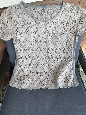 Abercrombie & Fitch Shirt Gray Girls Large - Image 1 of 4